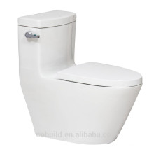 Baño de color blanco caliente Siphonic S-tap de una pieza inodoro